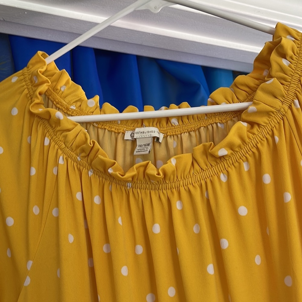 Vibrant Cato yellow top 14/16w - Picture 5 of 8